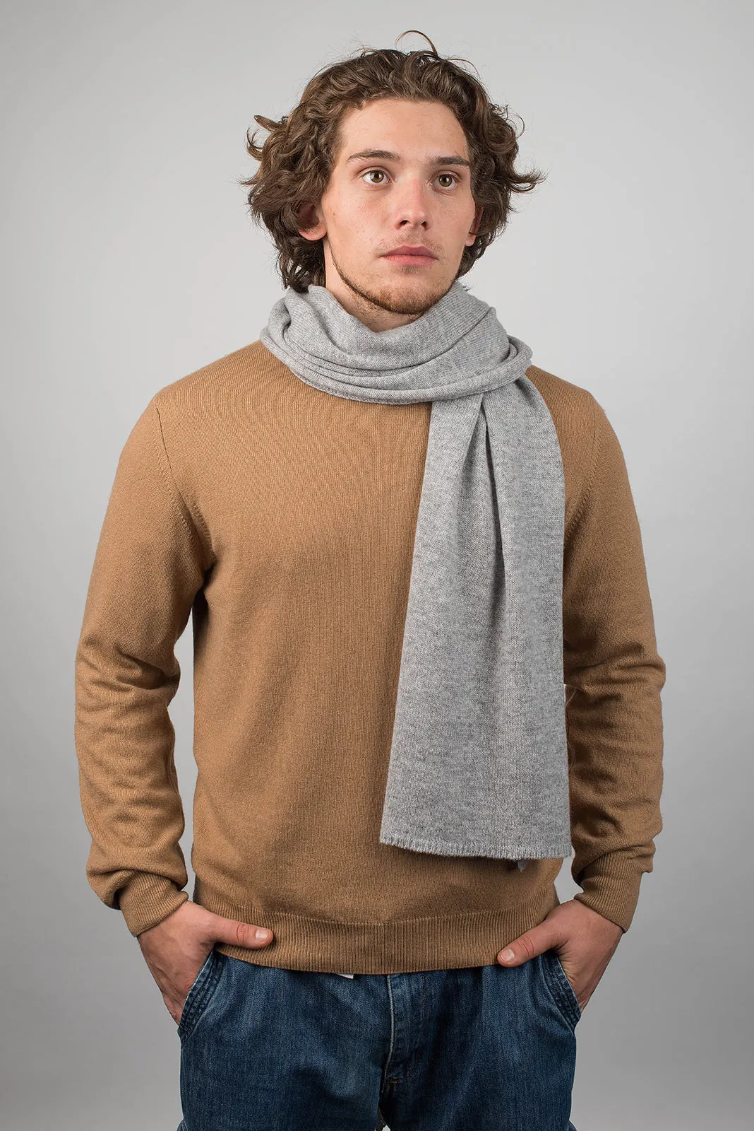 Sciarpa ampia 100% Cashmere