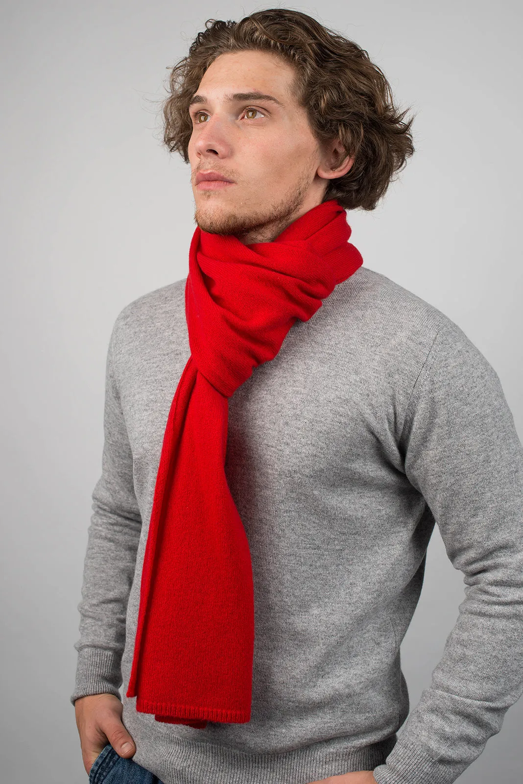 Sciarpa ampia 100% Cashmere