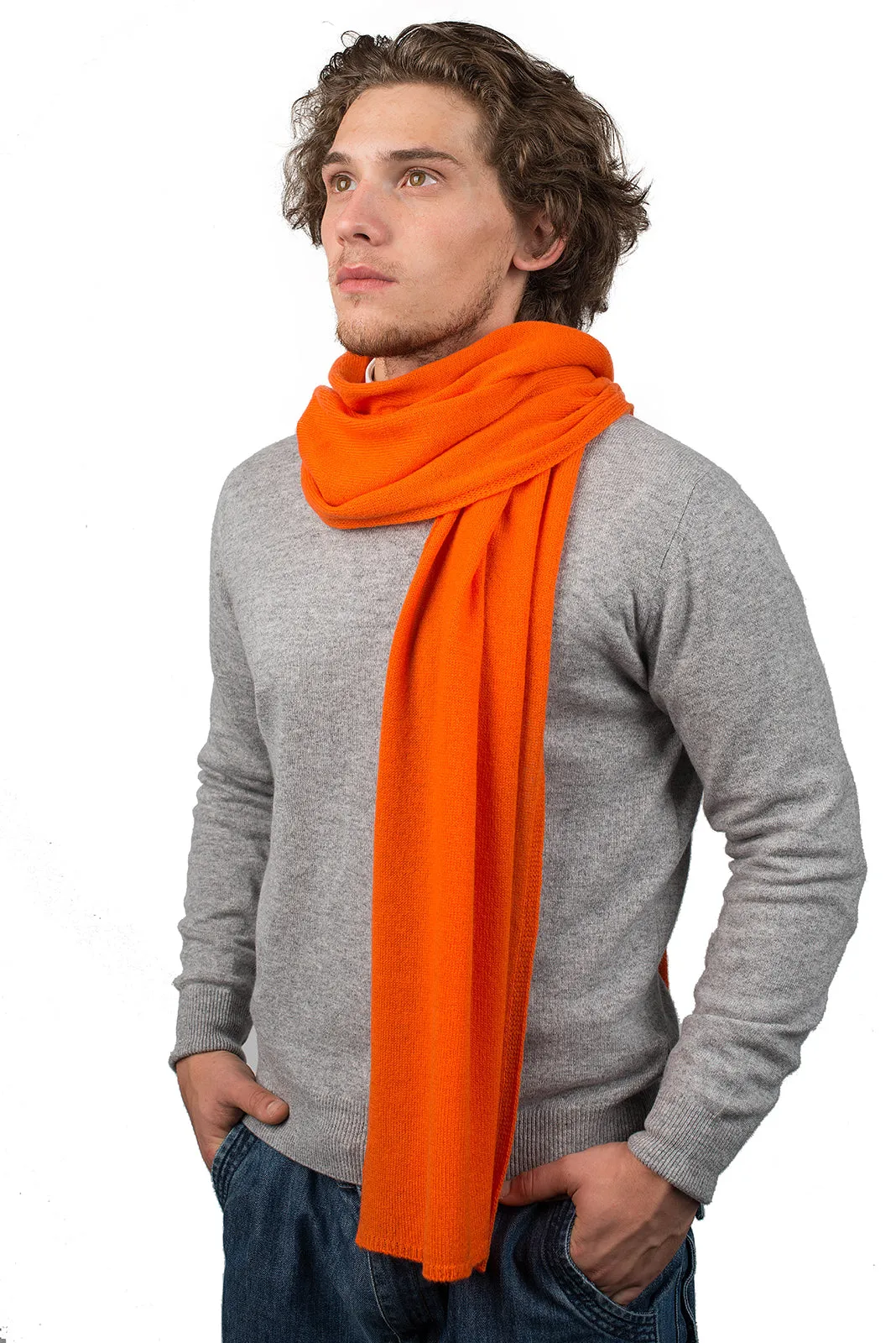 Sciarpa ampia 100% Cashmere
