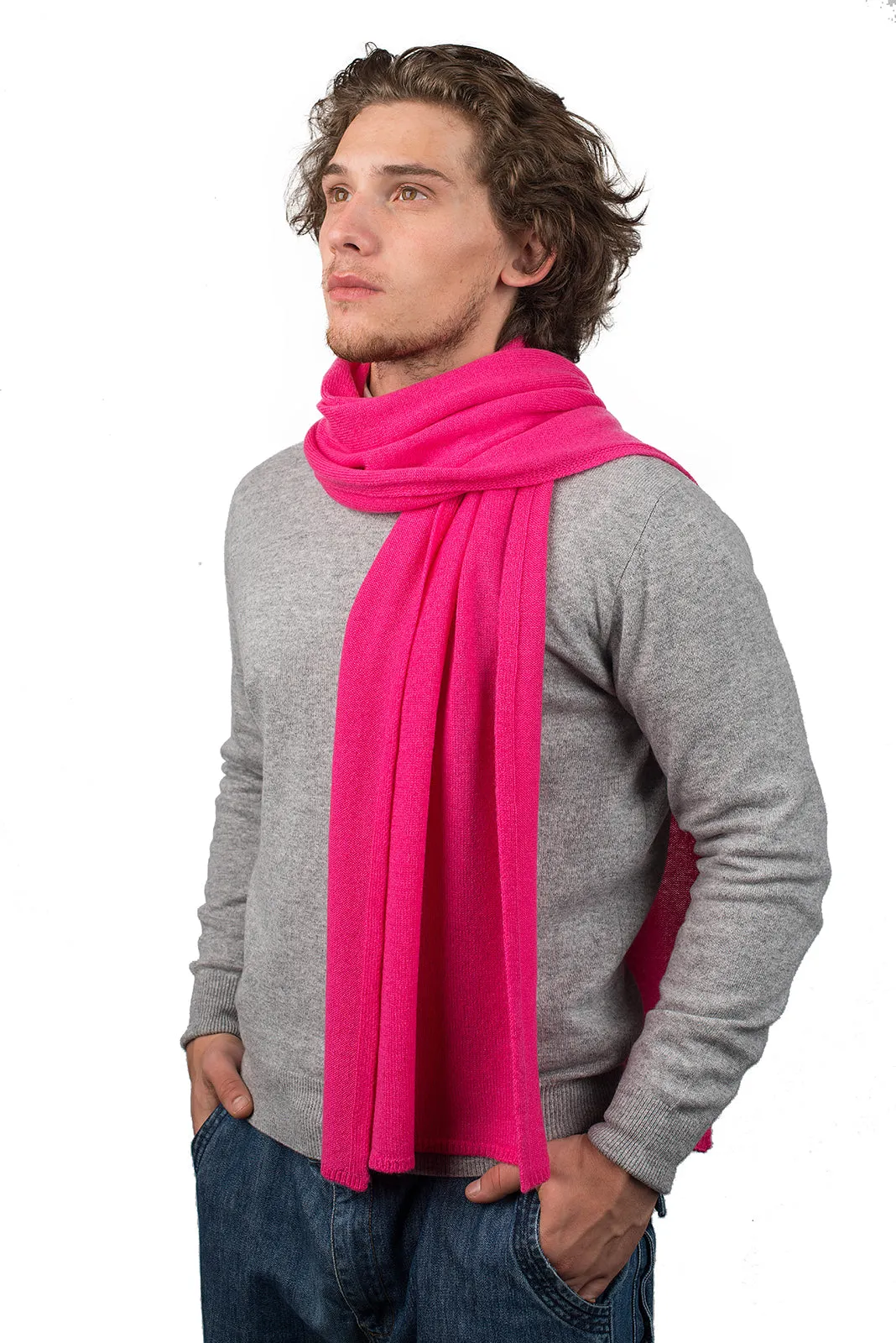Sciarpa ampia 100% Cashmere