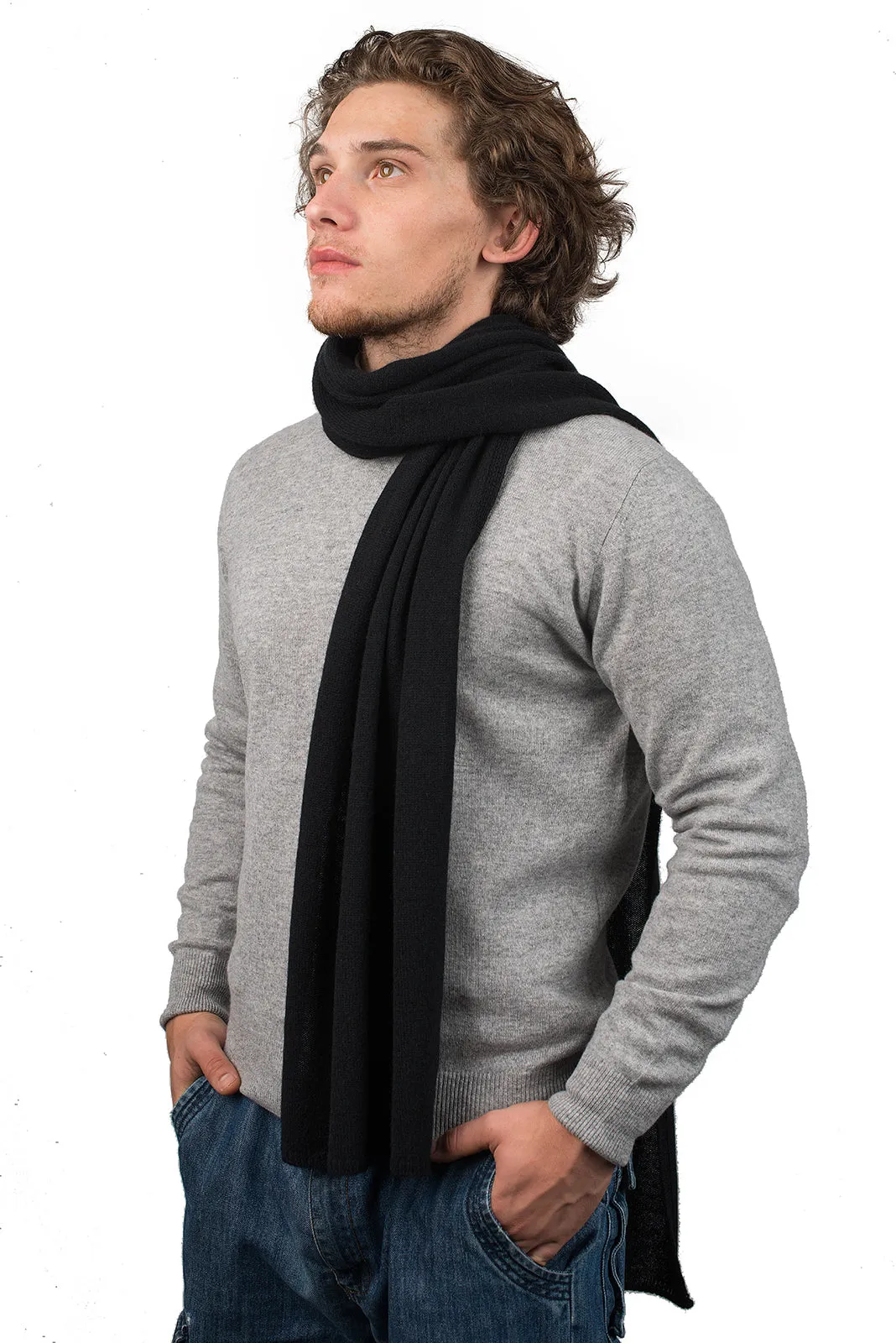 Sciarpa ampia 100% Cashmere
