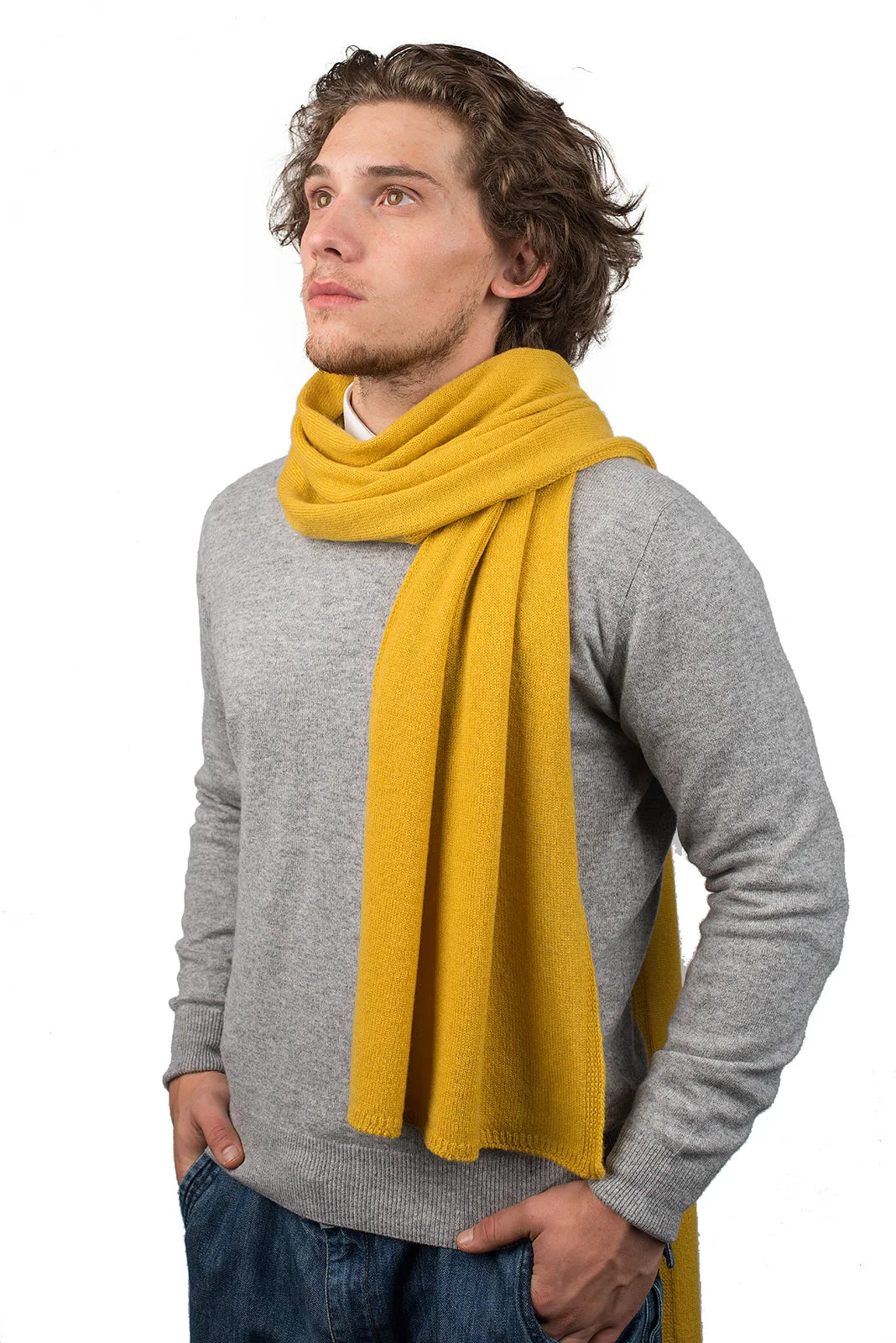 Sciarpa ampia 100% Cashmere