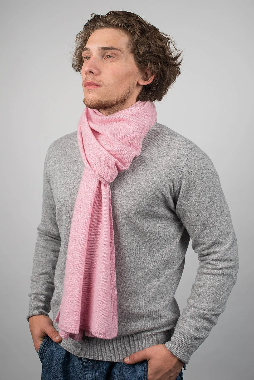 Sciarpa ampia 100% Cashmere