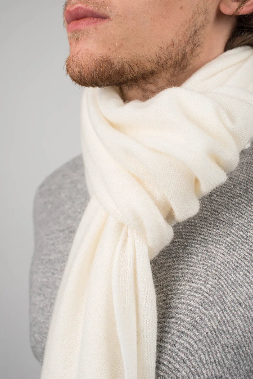 Sciarpa ampia 100% Cashmere