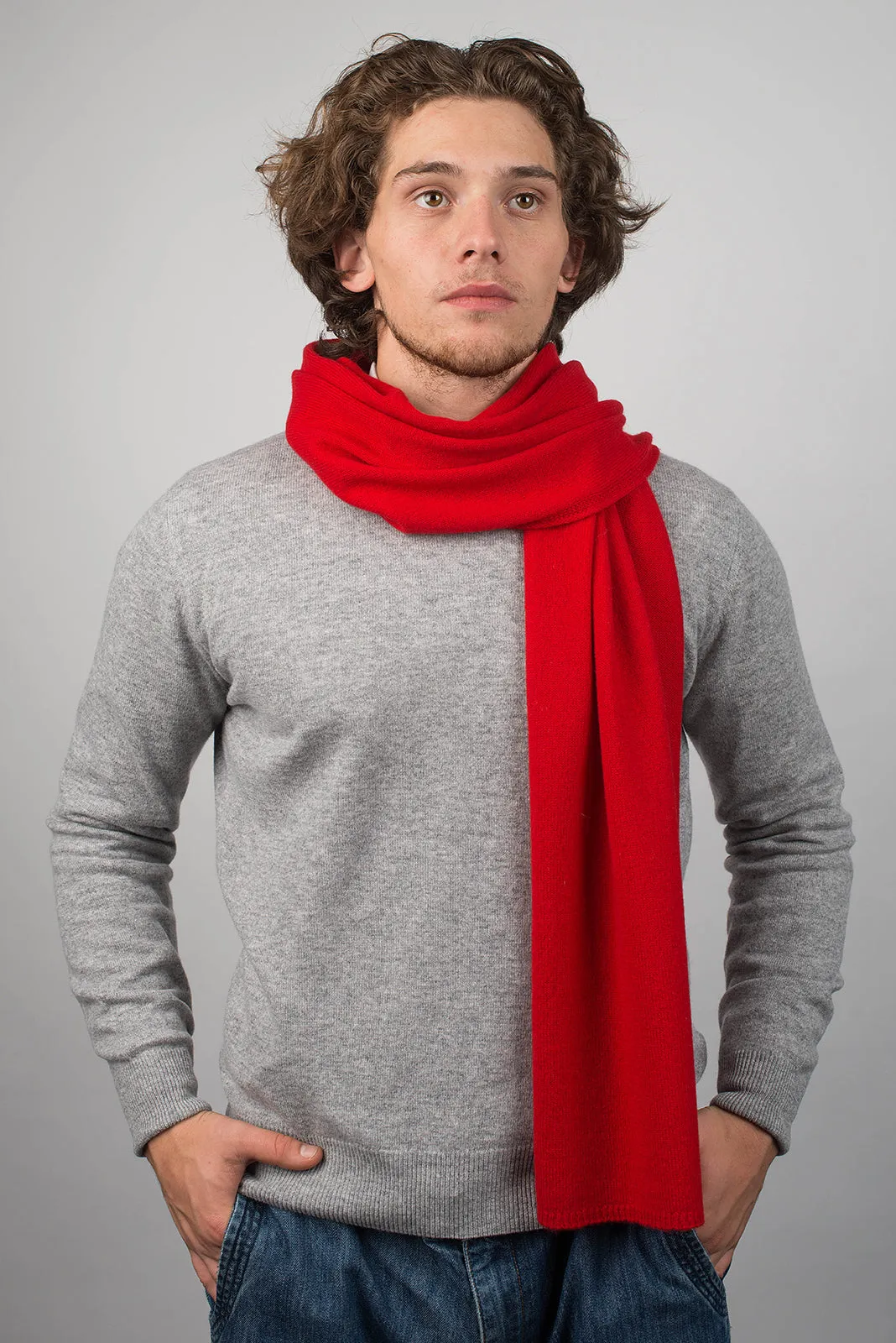 Sciarpa ampia 100% Cashmere