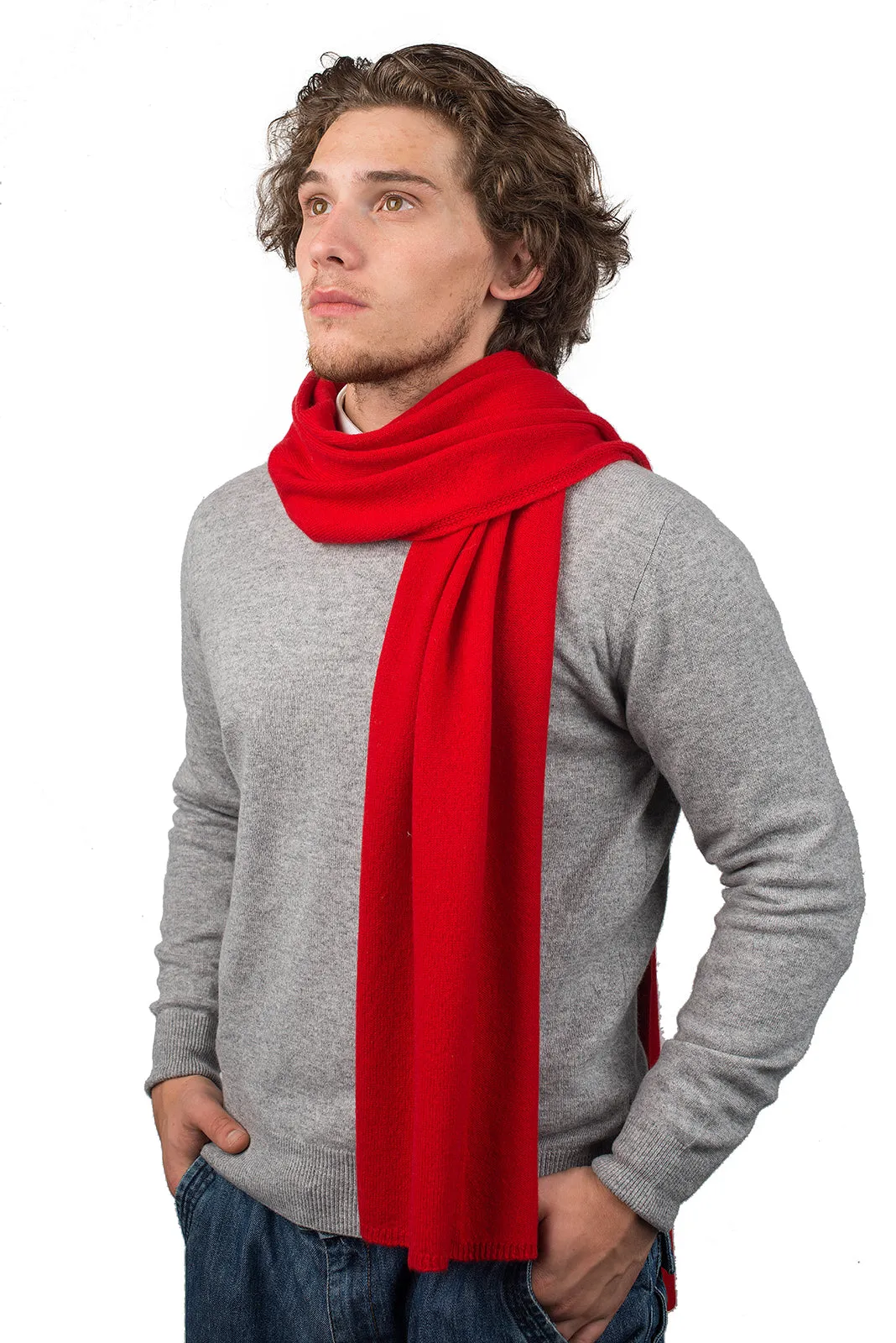 Sciarpa ampia 100% Cashmere