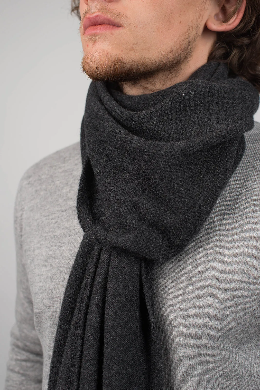 Sciarpa ampia 100% Cashmere