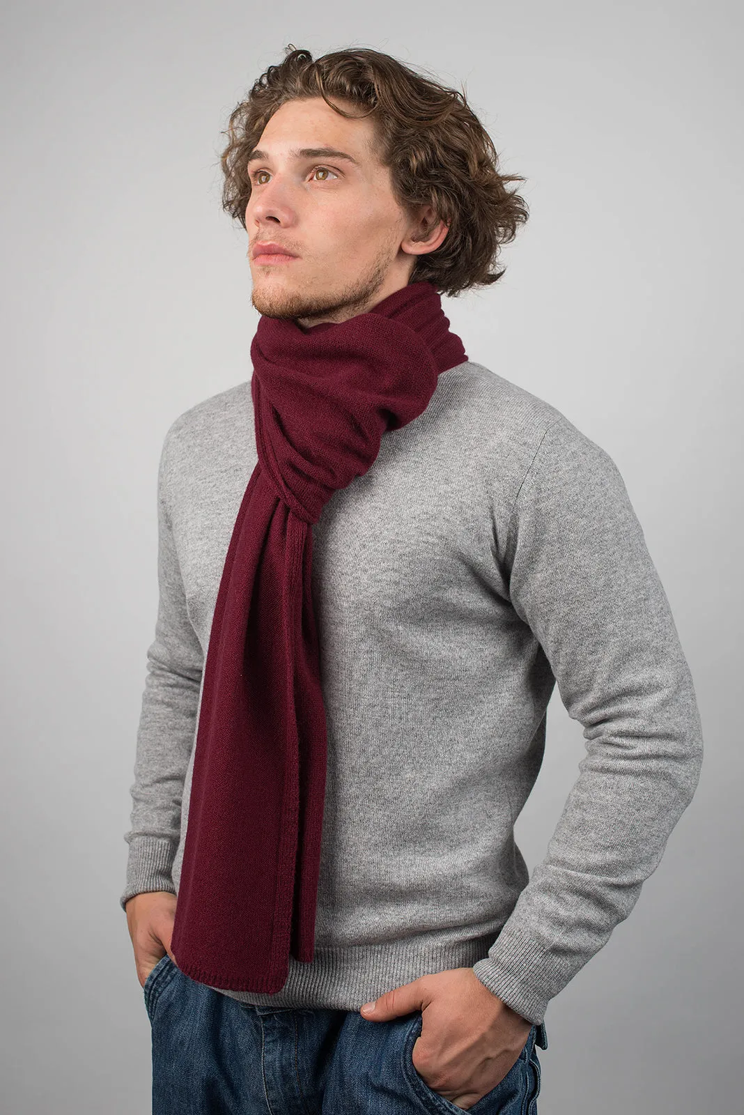 Sciarpa ampia 100% Cashmere