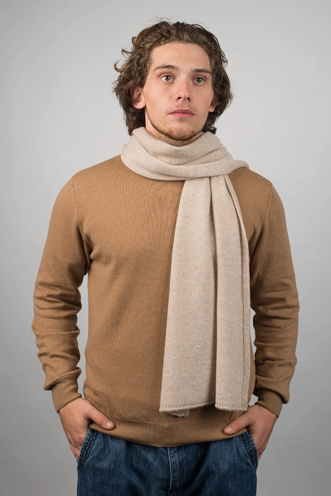 Sciarpa ampia 100% Cashmere