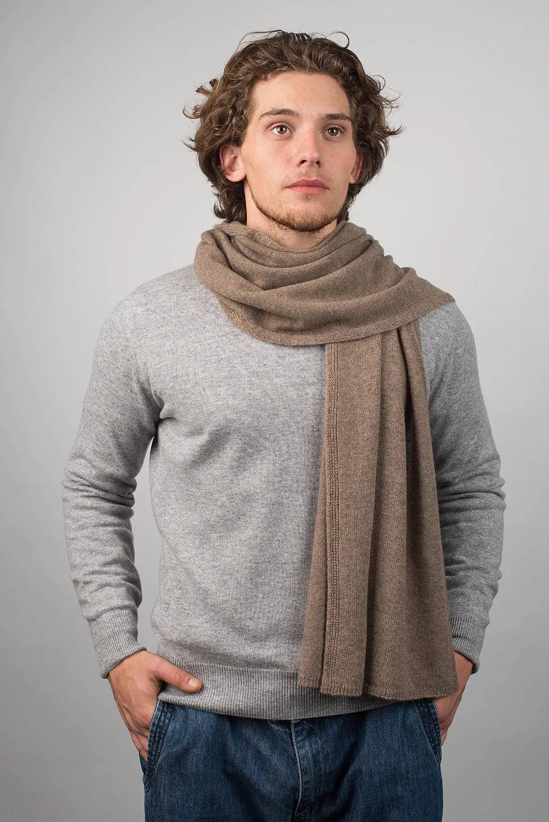 Sciarpa ampia 100% Cashmere