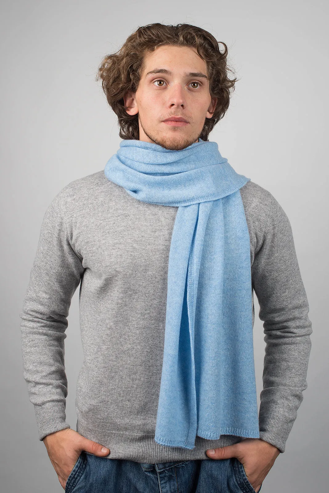 Sciarpa ampia 100% Cashmere