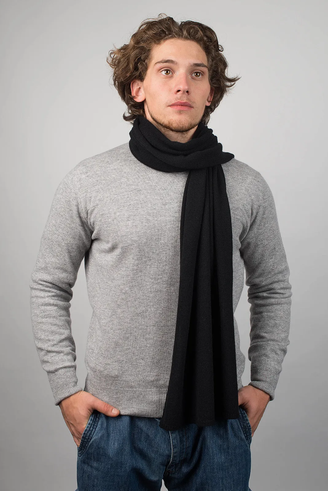 Sciarpa ampia 100% Cashmere