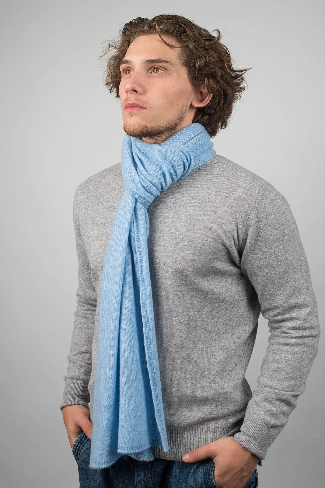 Sciarpa ampia 100% Cashmere