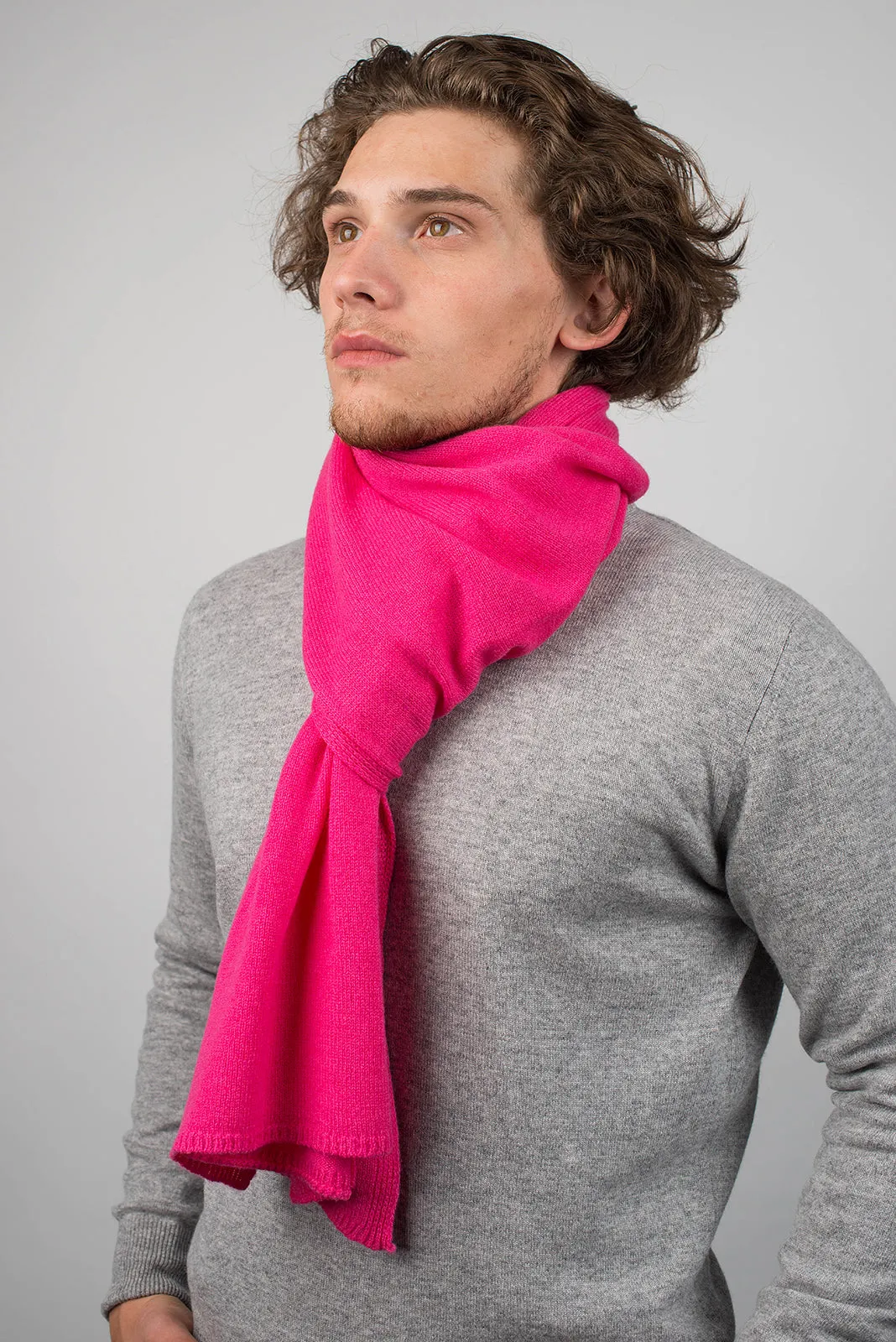 Sciarpa ampia 100% Cashmere