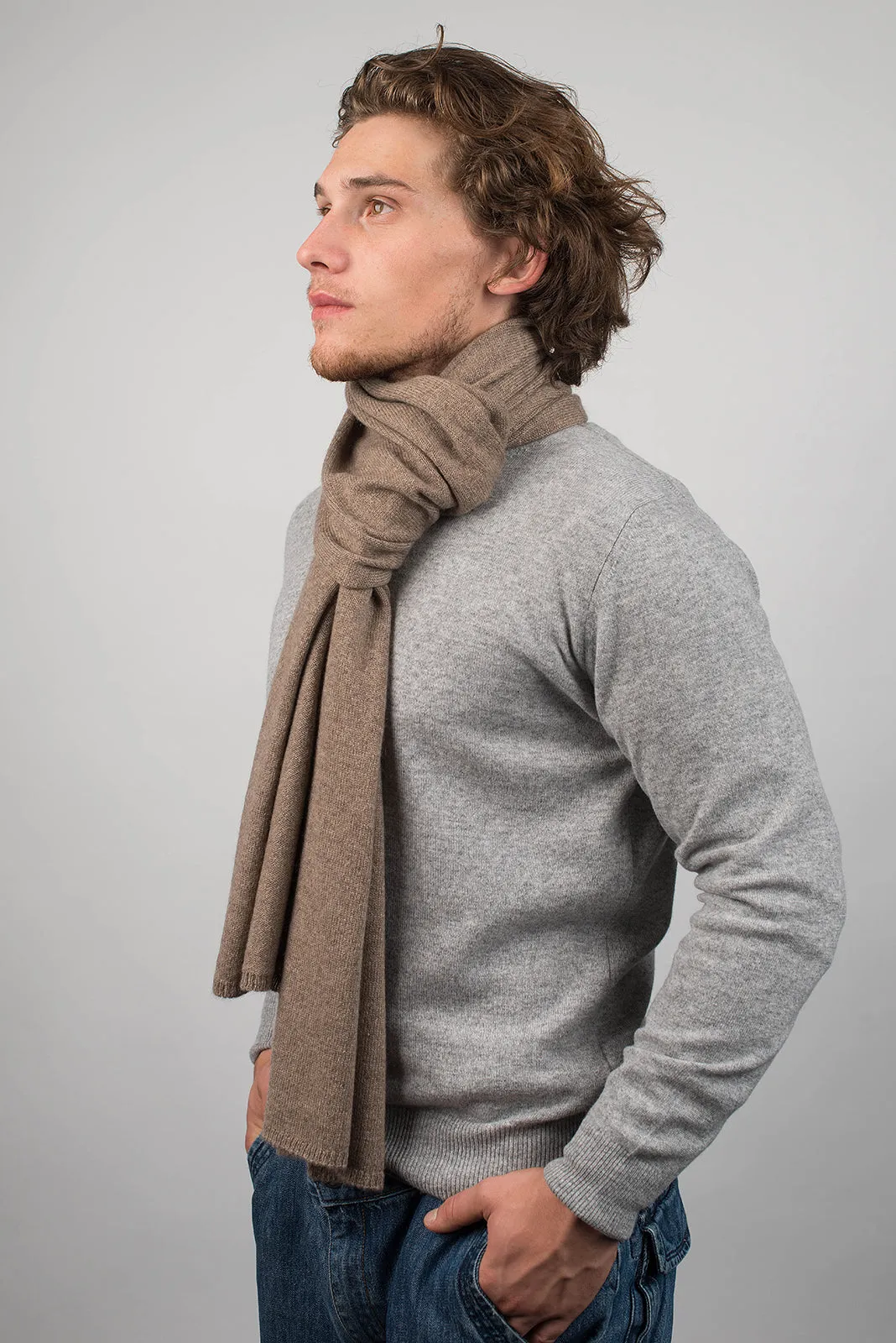 Sciarpa ampia 100% Cashmere