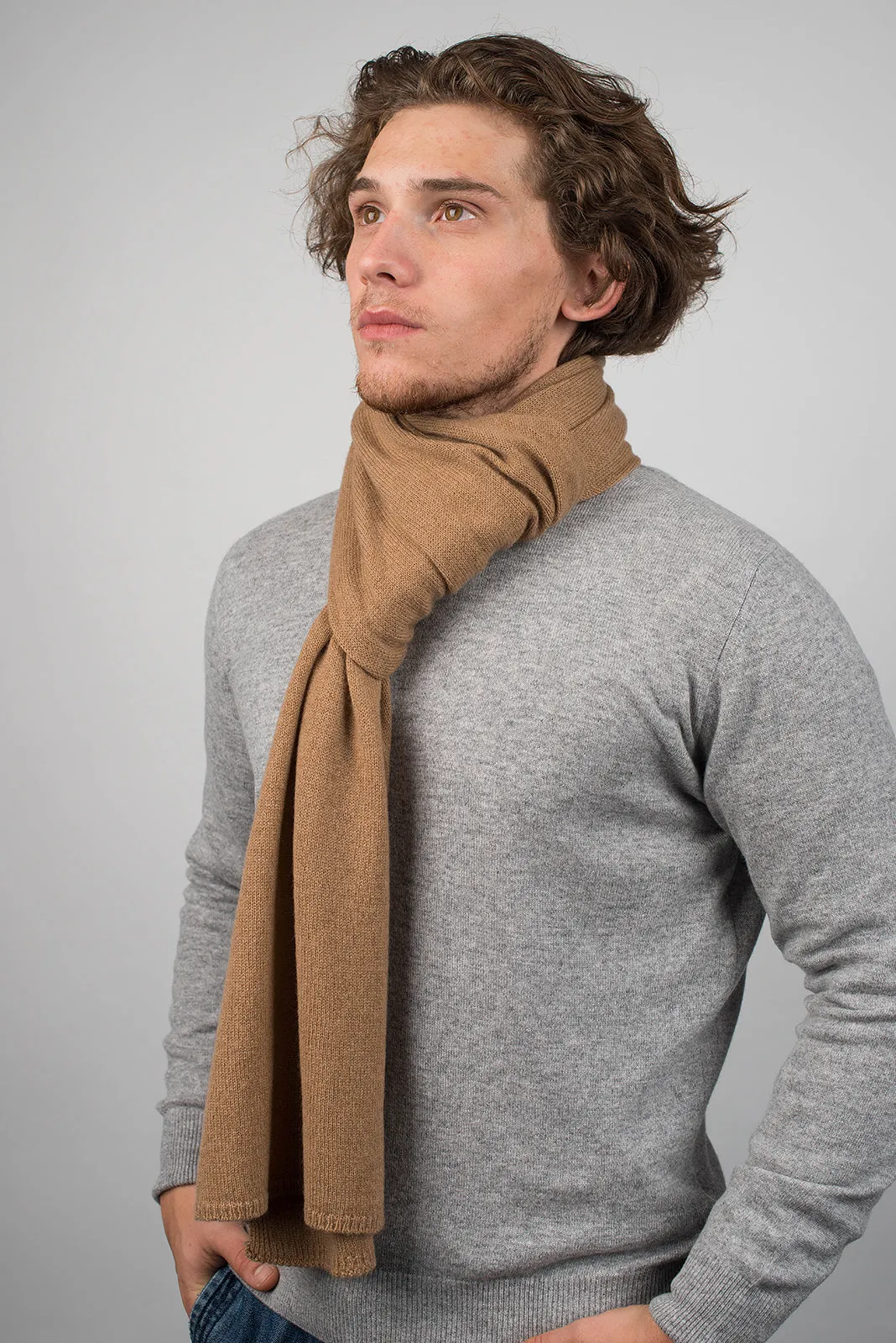 Sciarpa ampia 100% Cashmere
