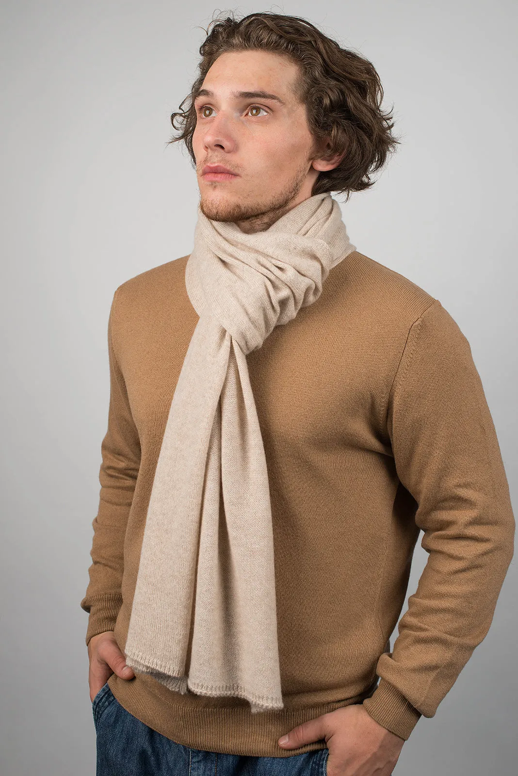 Sciarpa ampia 100% Cashmere