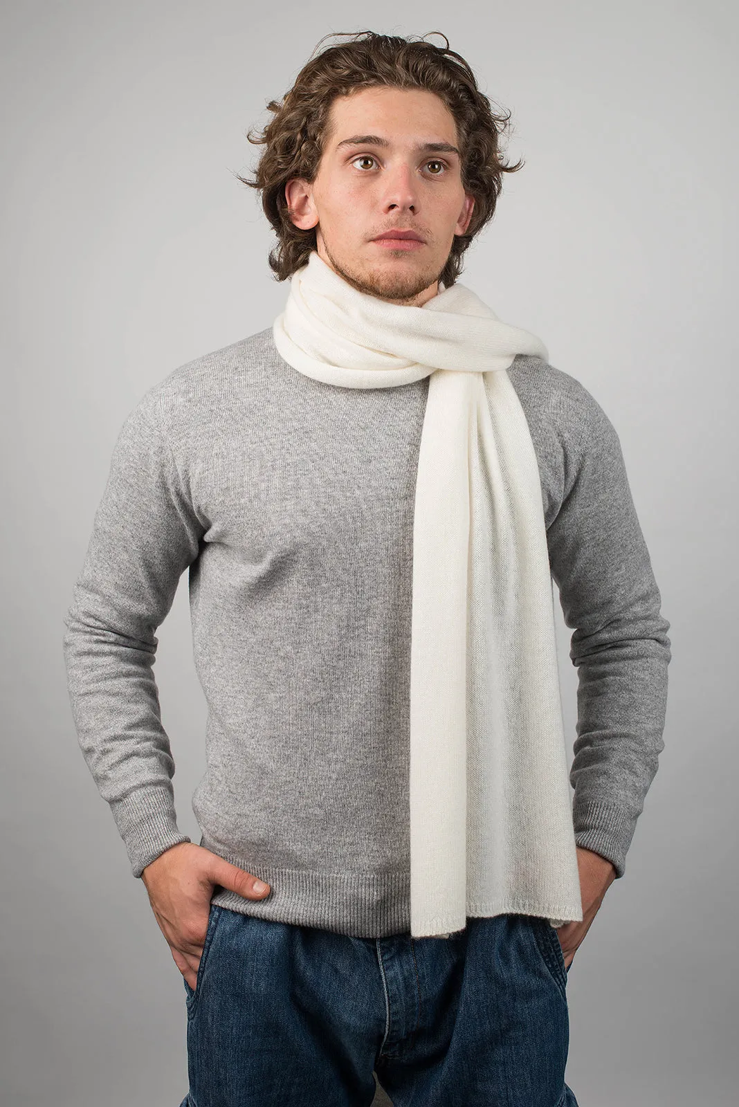 Sciarpa ampia 100% Cashmere