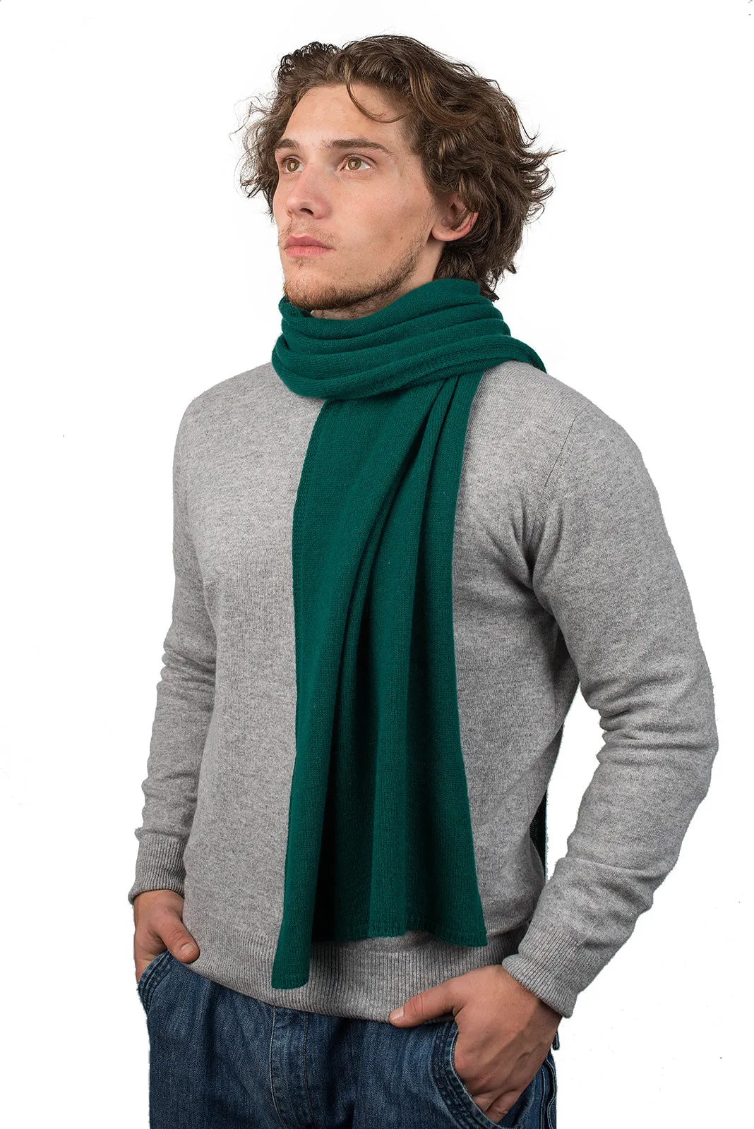 Sciarpa ampia 100% Cashmere