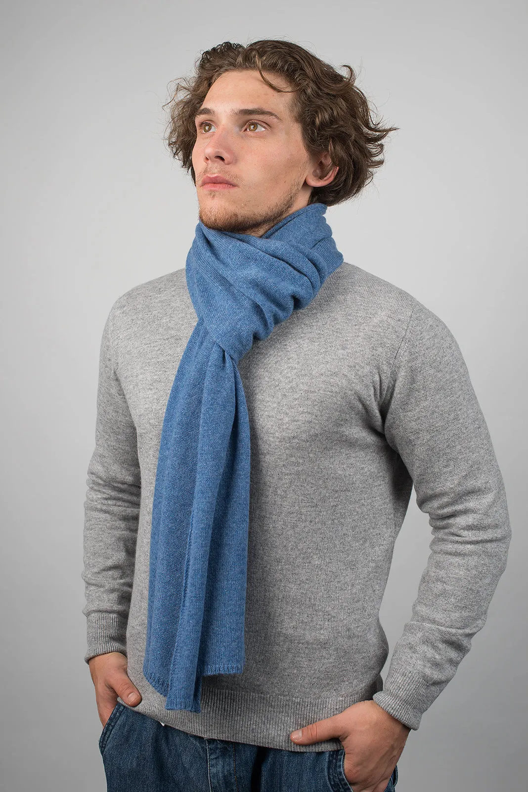 Sciarpa ampia 100% Cashmere