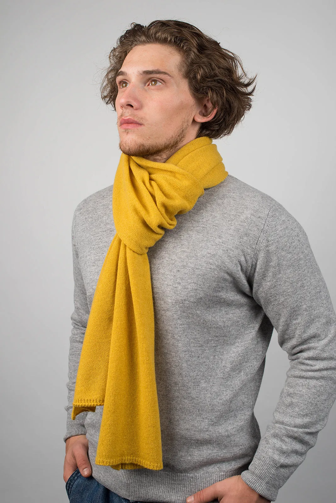 Sciarpa ampia 100% Cashmere