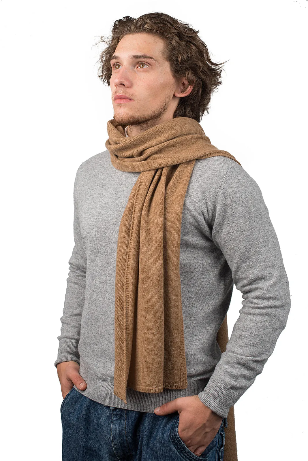 Sciarpa ampia 100% Cashmere