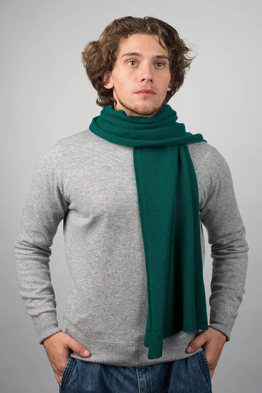 Sciarpa ampia 100% Cashmere