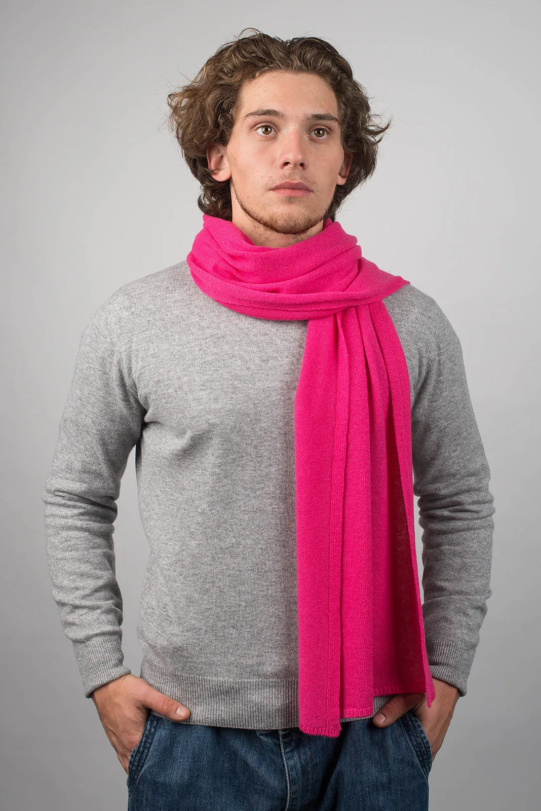 Sciarpa ampia 100% Cashmere