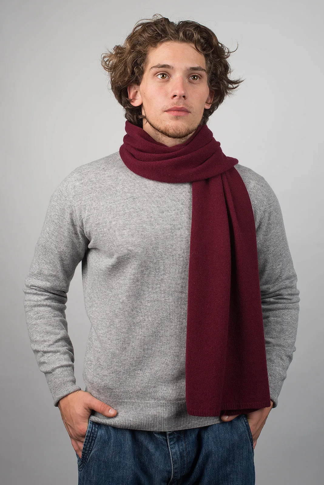 Sciarpa ampia 100% Cashmere