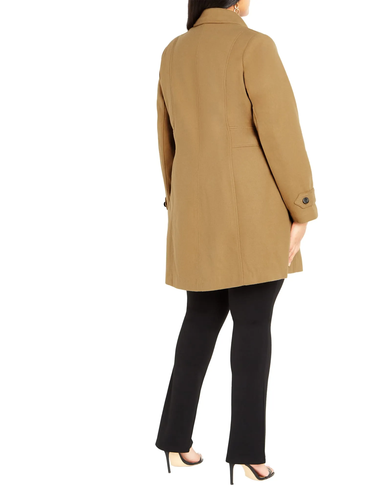 Shelly Military Coat | Camel