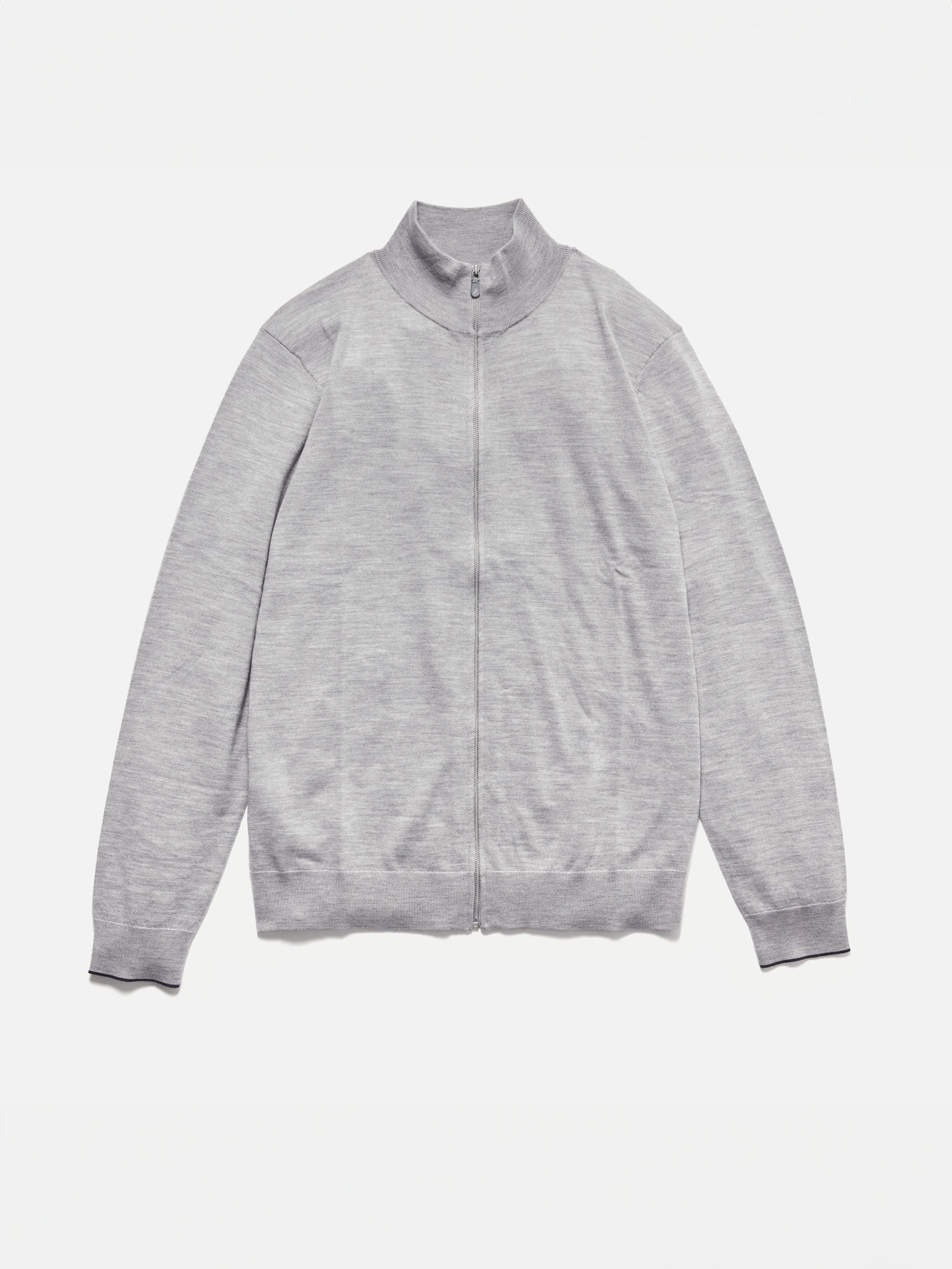 Super Fine Merino Wool Zip Thru