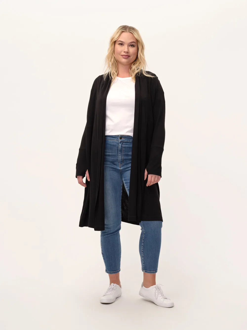 The Easy Layering Jersey Cardigan