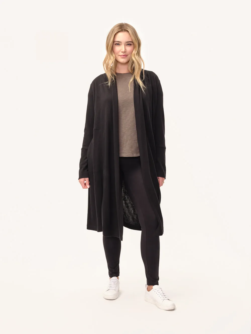 The Easy Layering Jersey Cardigan