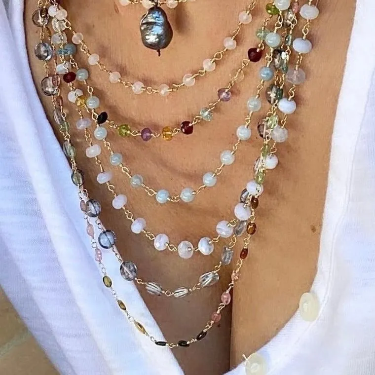 Tourmaline Necklace - Mona