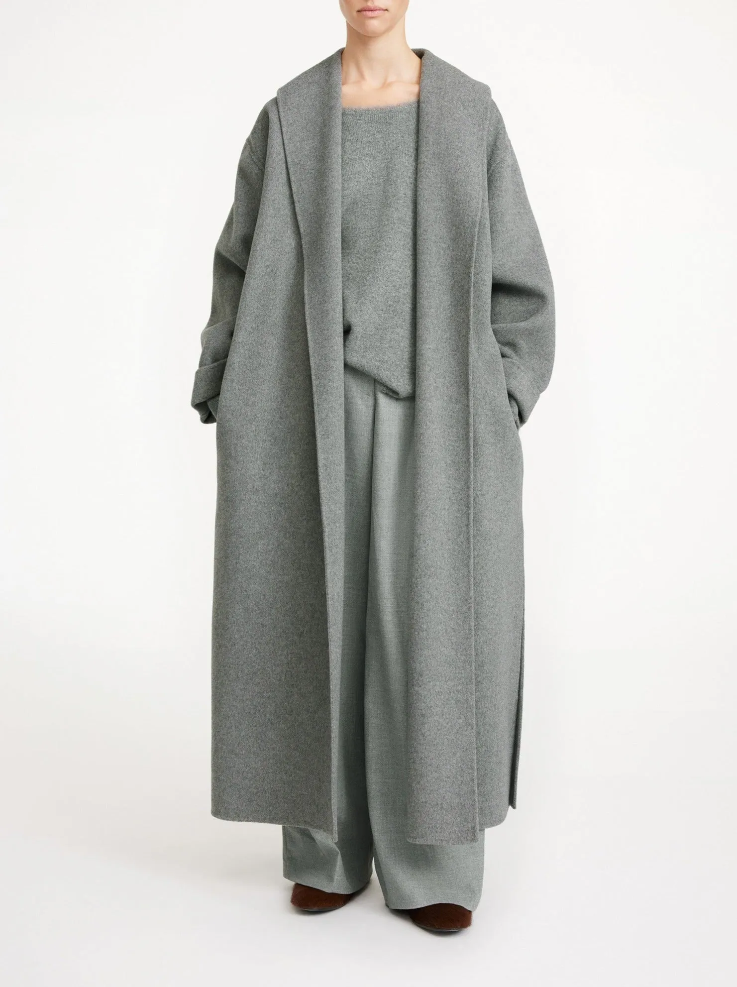 TRULLEM COAT | GREY MEL