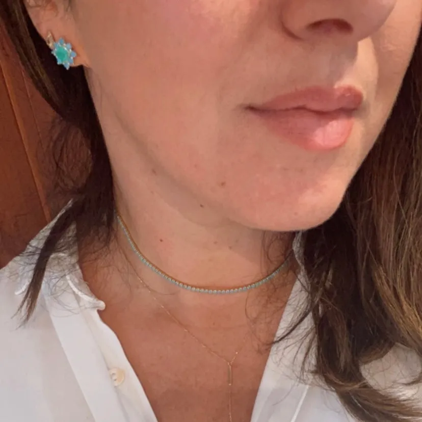 Turquoise Tennis Choker