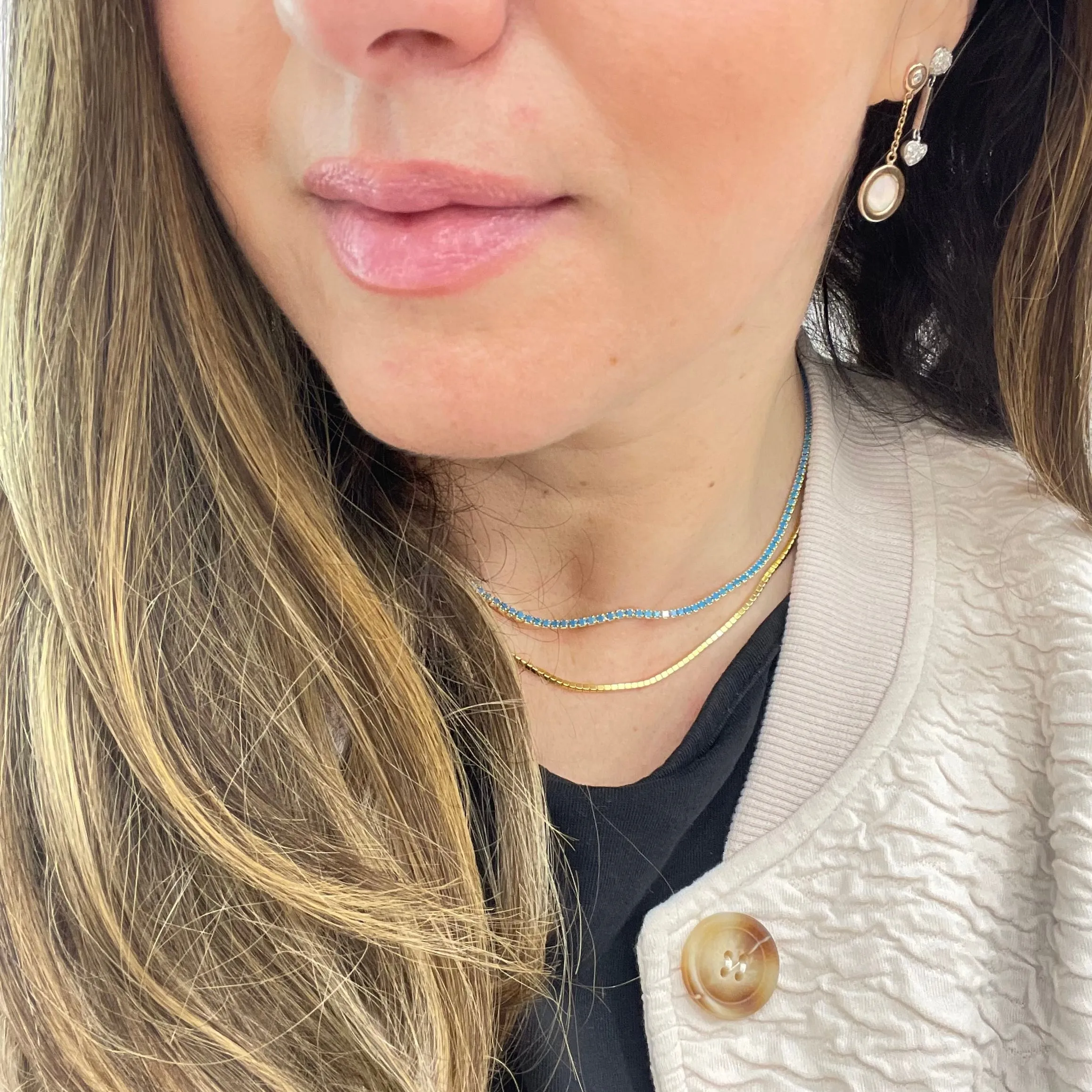 Turquoise Tennis Choker