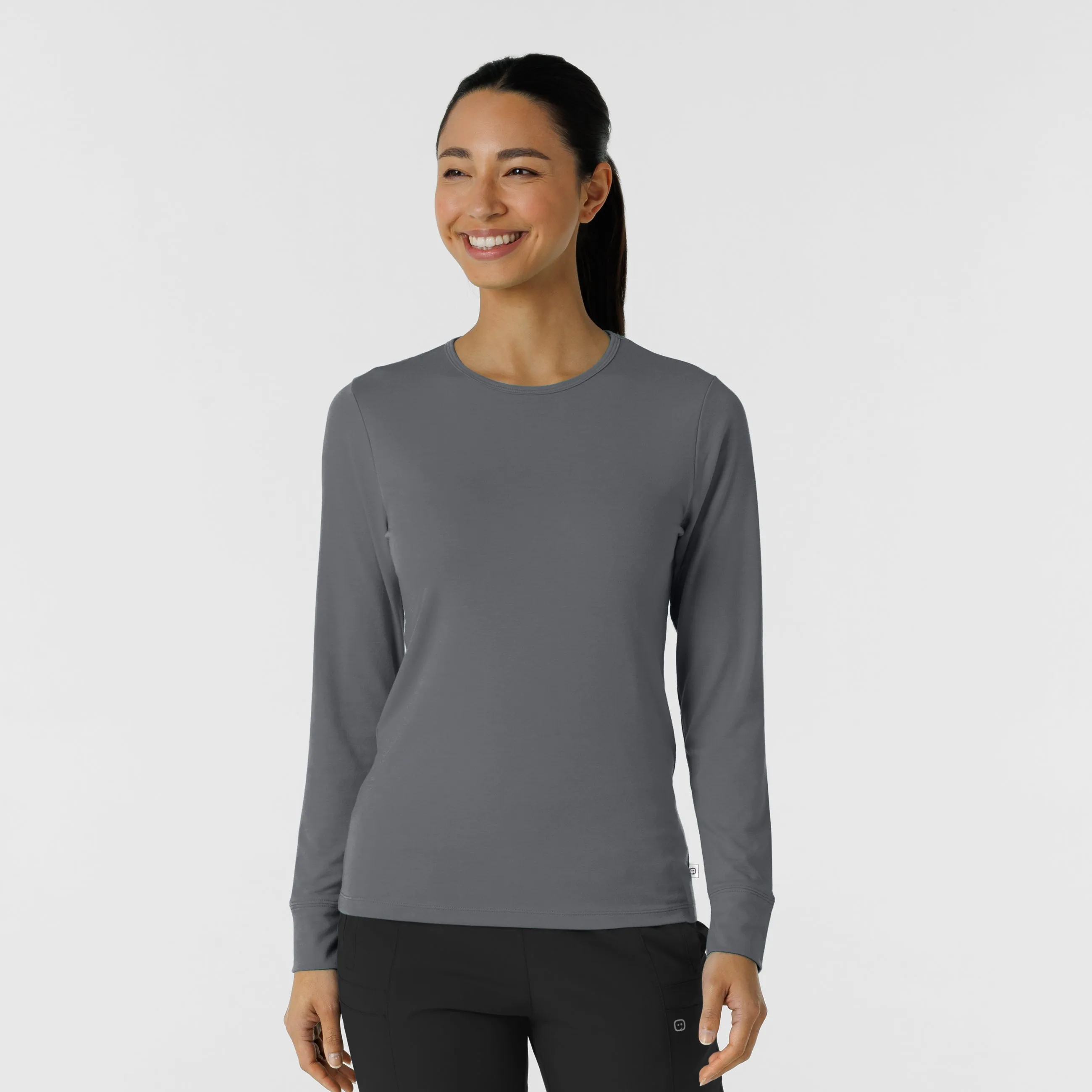 Women's Long Sleeve Pewter Layering Tee