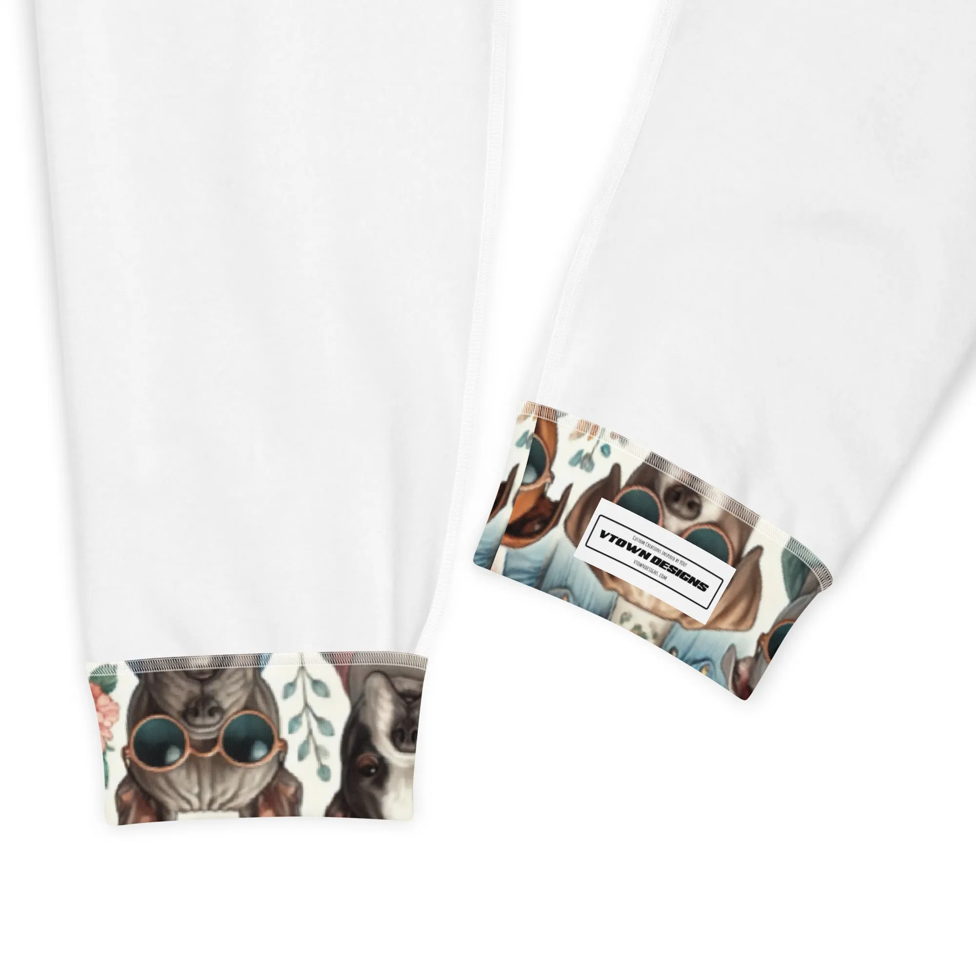 Women’s Slim Fit Joggers with Boxer, Boston Terrier, & Frenchie Print