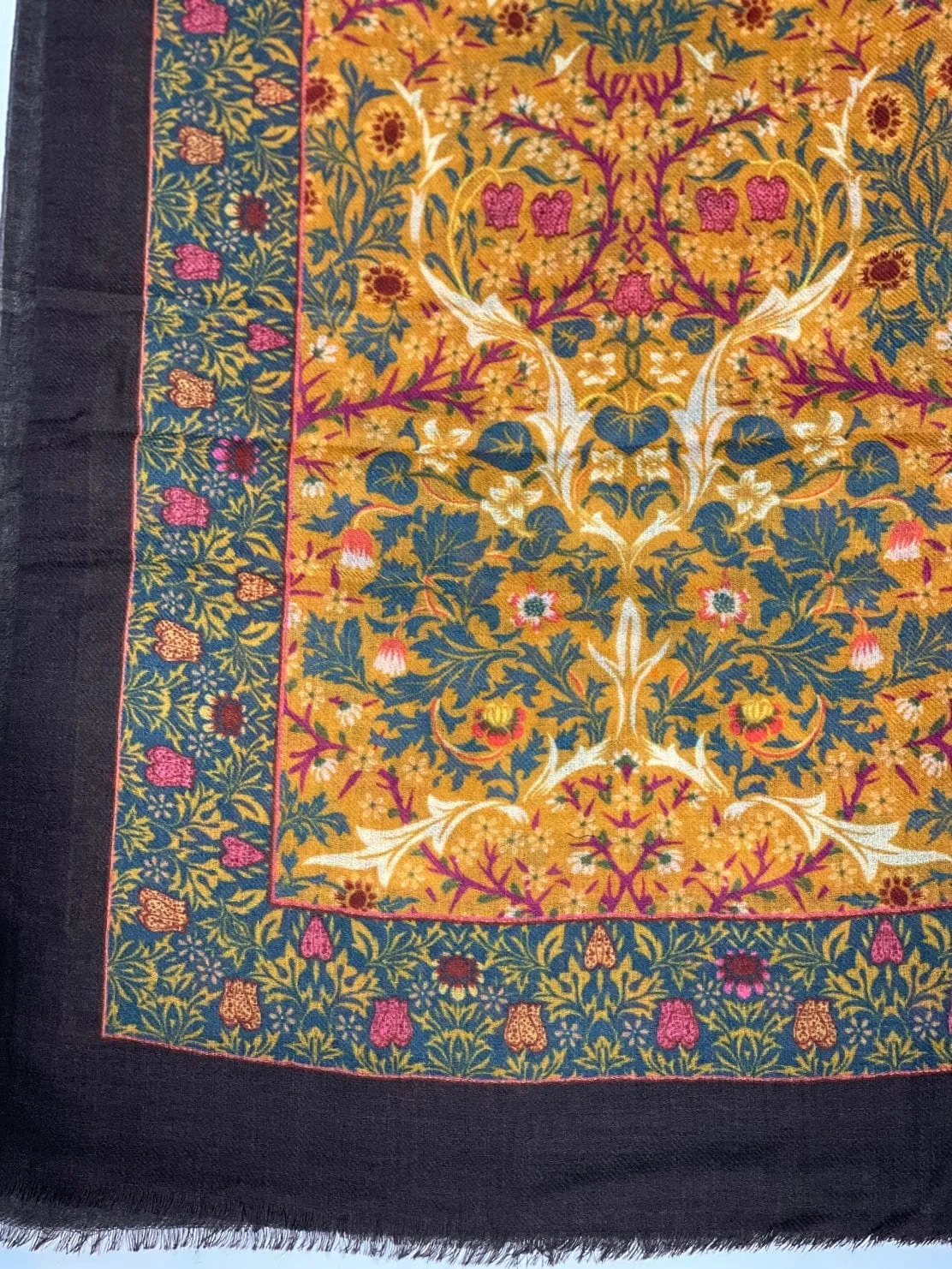 Zadie Wool Scarf/Wrap Gold